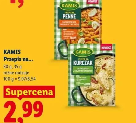 Przepis na... KAMIS promocja w Lidl