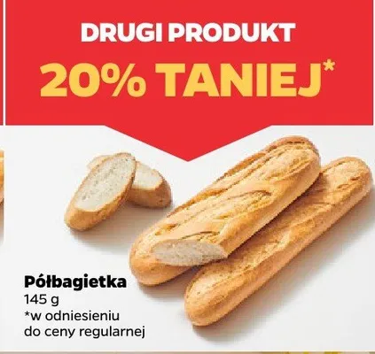 Półbagietka promocja w Netto