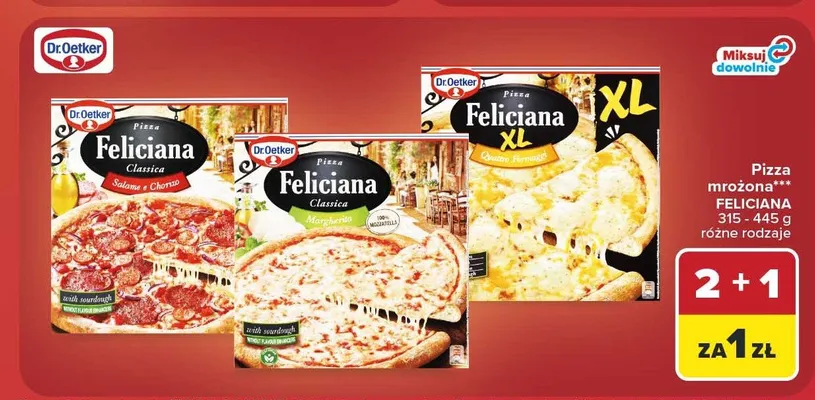 Pizza mrożona Feliciana Classica Margherita Dr. Oetker promocja w Carrefour Market