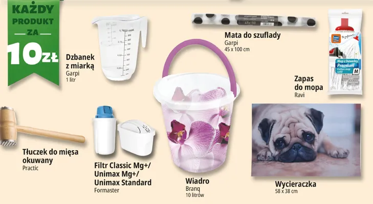 Dzbanek z miarką Garpi promocja w Leclerc