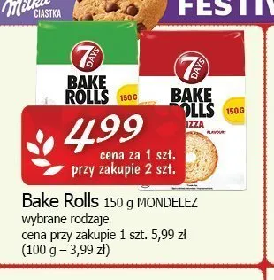 Sucharki Bake Rolls Mondelez promocja w CEZAR Delikatesy