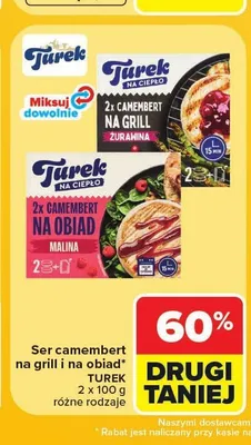 Ser camembert na grill z żurawiną Turek Na Ciepło promocja w Carrefour