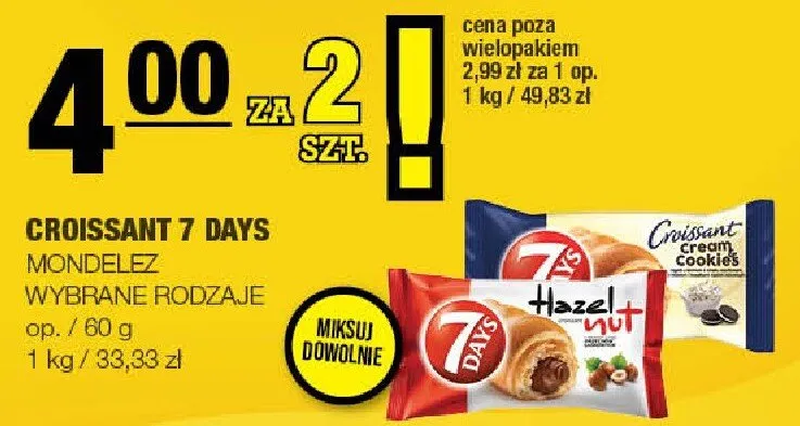 Croissant 7 days promocja w SPAR
