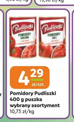 Pomidory całe Pudliszki promocja w Gama