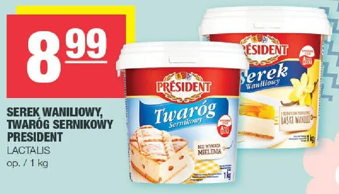 Serek waniliowy, twaróg sernikowy promocja w SPAR