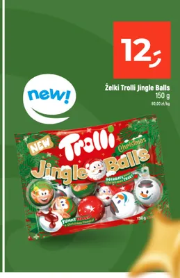 Żelki Trolli Jingle Balls promocja w Dealz