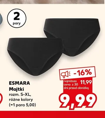 Majtki damskie Esmara 2-pak promocja w Kaufland