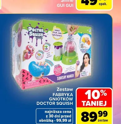Zestaw Fabryka gniotków Doctor Squish promocja w Carrefour