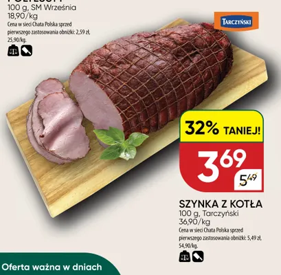 Szynka z kotła Tarczyński promocja w Chata Polska