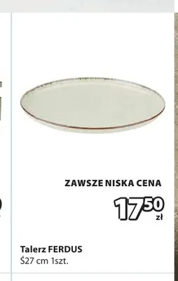 Talerz Ferdus promocja w Jysk