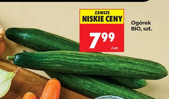Ogórek BIO 1 szt. promocja w Biedronka