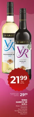 Wino Hardys VR Sauvignon Blanc białe wytrawne Australia promocja w Duży Ben