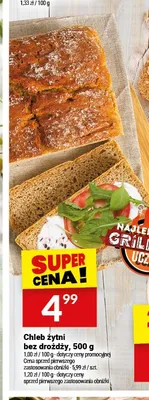 Chleb żytni bez drożdży promocja w Twój Market
