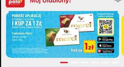 Czekolada Merci promocja w POLOmarket