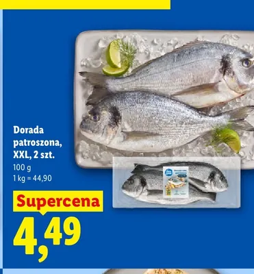 Dorada patroszona XXL 2-pak promocja w Lidl