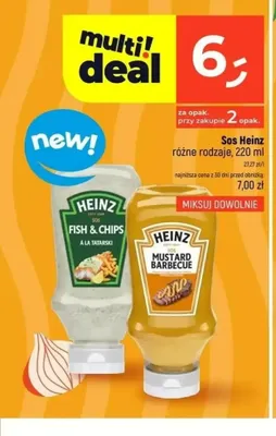 Sos Heinz Mustard Barbecue promocja w Dealz