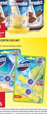 Kostka do WC Domestos Power 5 Lime promocja w Stokrotka