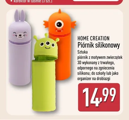 Piórnik silikonowy Home Creation promocja w Aldi