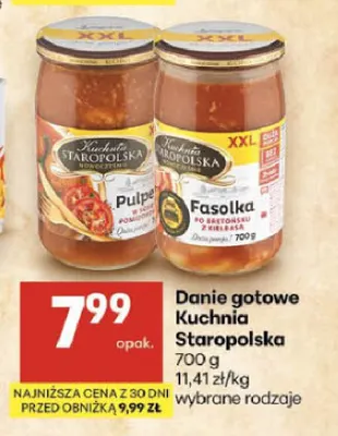Danie gotowe Kuchnia Staropolska pulpety w sosie pomidorowym promocja w Delikatesy Centrum