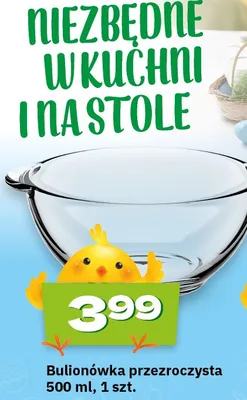Bulionówka przezroczysta 500ml promocja w Twój Market