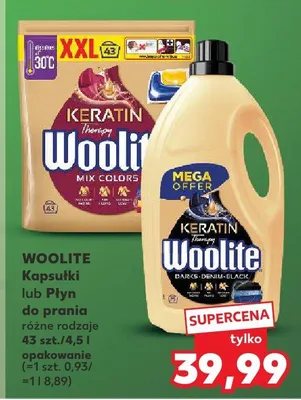 Kapsułki do prania Woolite Keratin Therapy Mix Colors promocja w Kaufland