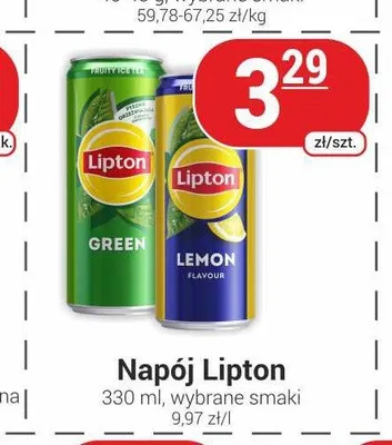 Napój Lipton Green promocja w Delikatesy Sezam