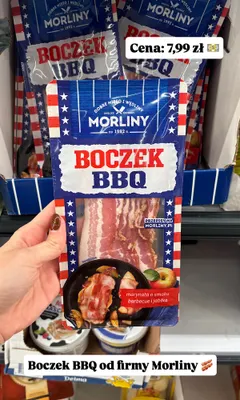 Boczek BBQ Morliny promocja w Biedronka