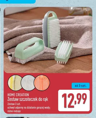 Zestaw szczoteczek do rąk Home Creation 3-pak promocja w Aldi