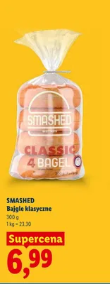 Bajgle klasyczne Smashed promocja w Lidl