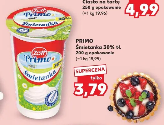 Śmietanka 30% tł. PRIMO promocja w Kaufland