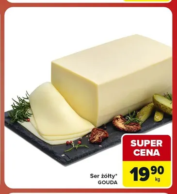Ser żółty gouda promocja w Carrefour Market