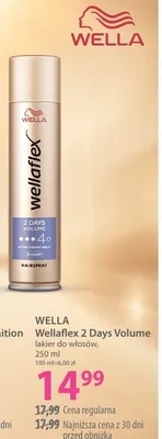 Lakier WELLA Wellaflex 2 Days Volume do włosów promocja w Hebe