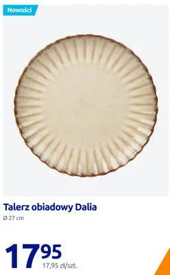 Talerz obiadowy Dalia Ø 27 cm promocja w Action