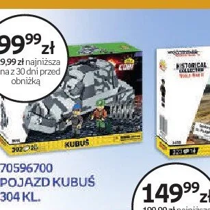 Klocki COBI 70596700 Pojazd Kubuś 304 kl. promocja w Empik