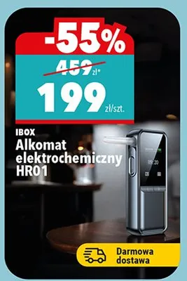 Alkomat elektrochemiczny IBox HR01 promocja w Biedronka