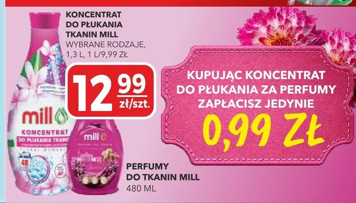 Perfumy do tkanin mill promocja w Top Market