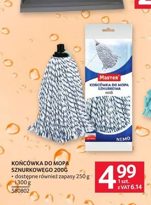 Końcówka do mopa sznurkowego 200g MASTER promocja w Selgros