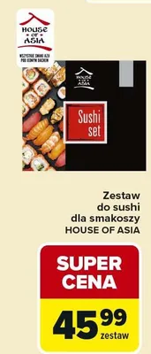 Zestaw do sushi dla smakoszy promocja w Carrefour