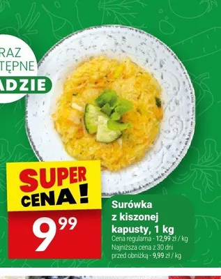Surówka z kiszonej kapusty Białecki Kuchnia promocja w Twój Market