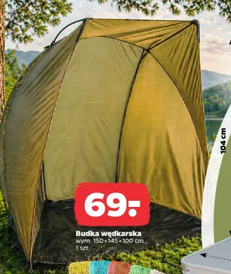 Budka wędkarska wym. 150x145x100cm promocja w Netto