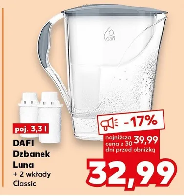 Dzbanek Luna + 2 wkłady Classic promocja w Kaufland
