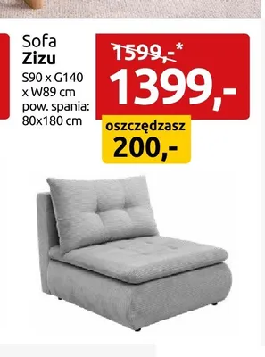 Sofa Zizu promocja w Black Red White