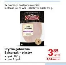 Kiełbasa jak ze wsi plastry Balcerzak promocja w Makro