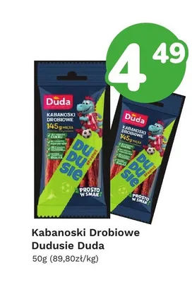 Kabanoski drobiowe Dudusie Duda promocja w Limonka
