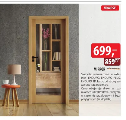 Skrzydło wewnętrzne Mirror promocja w Dobre Dla Domu
