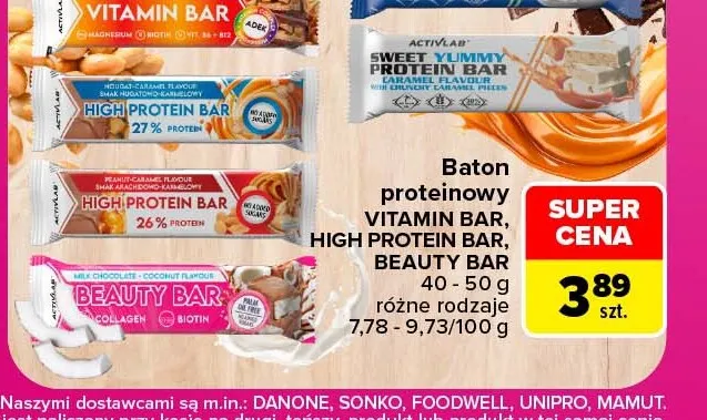 Baton proteinowy Beauty Bar Activlab promocja w Carrefour