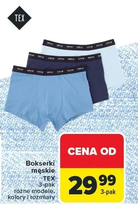 Bokserki męskie 3-pak promocja w Carrefour