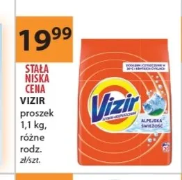 Proszek do prania Vizir Alpejska Świeżość promocja w Drogerie Laboo