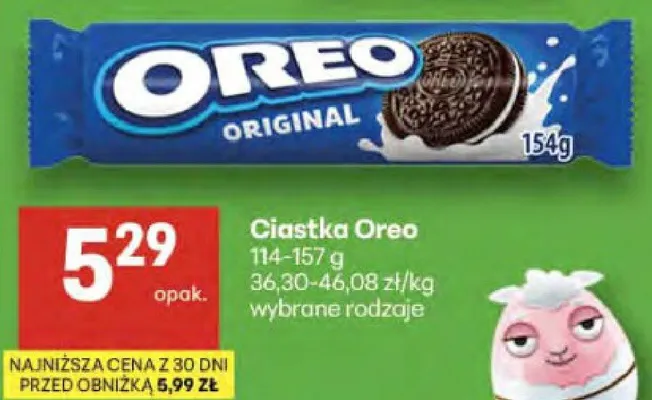 Ciastka Oreo promocja w Delikatesy Centrum