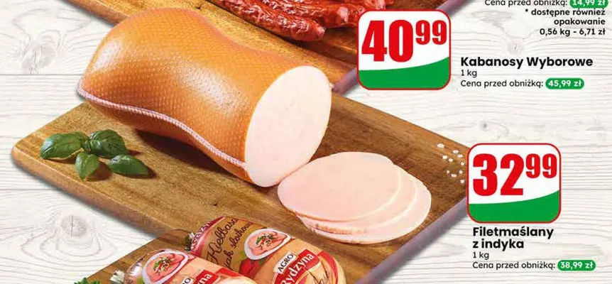 Filet maślany z indyka Rydzyna promocja w Dino